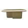 Table basse métal et bois