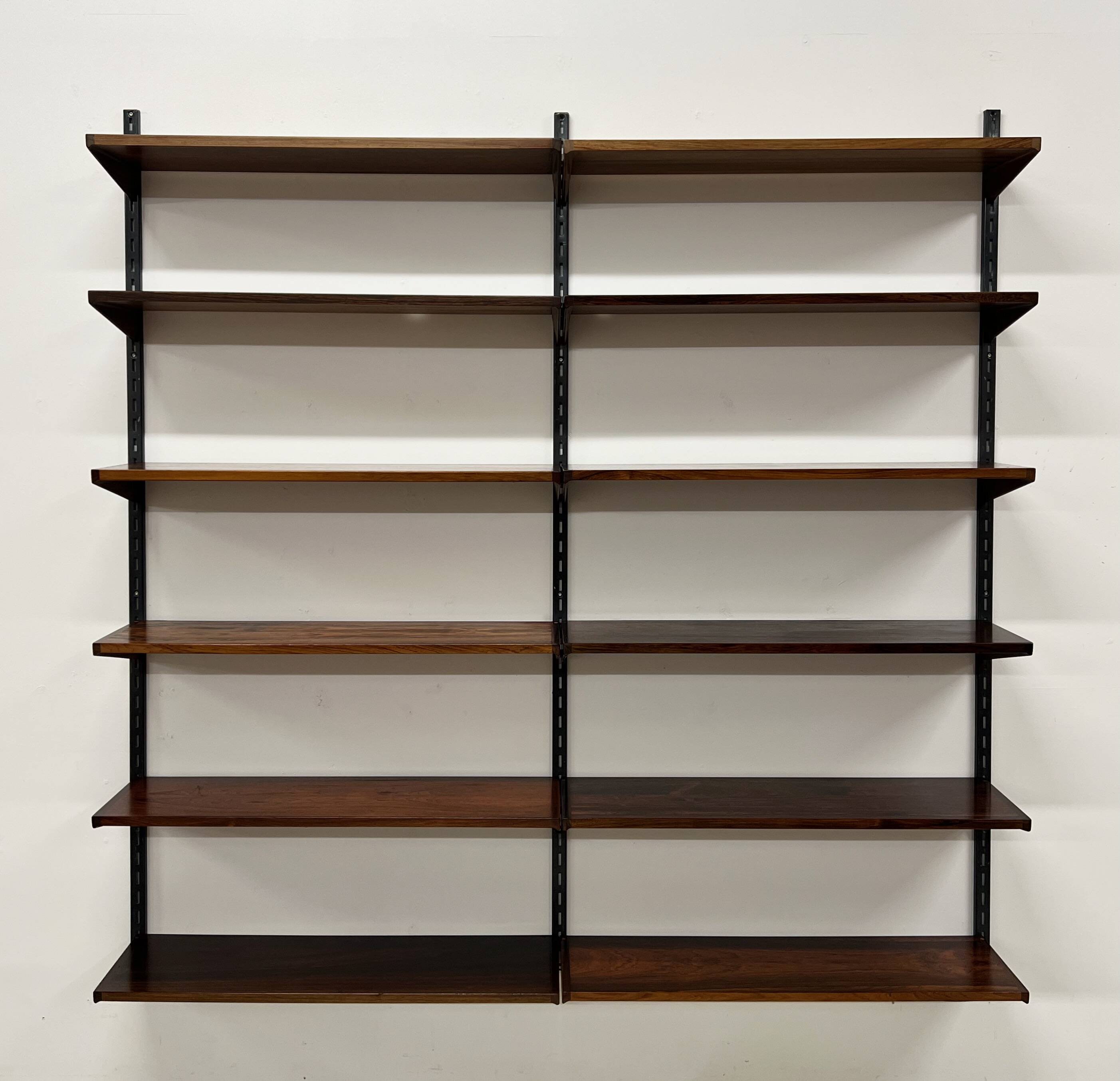Rosewood Shelving System By Kai Kristiansen For Feldballes