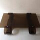 Coffee table in smoked brown plexiglass, roche bobois 1970