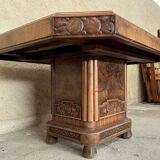 Hexagonal Art Deco Period Table In Walnut
