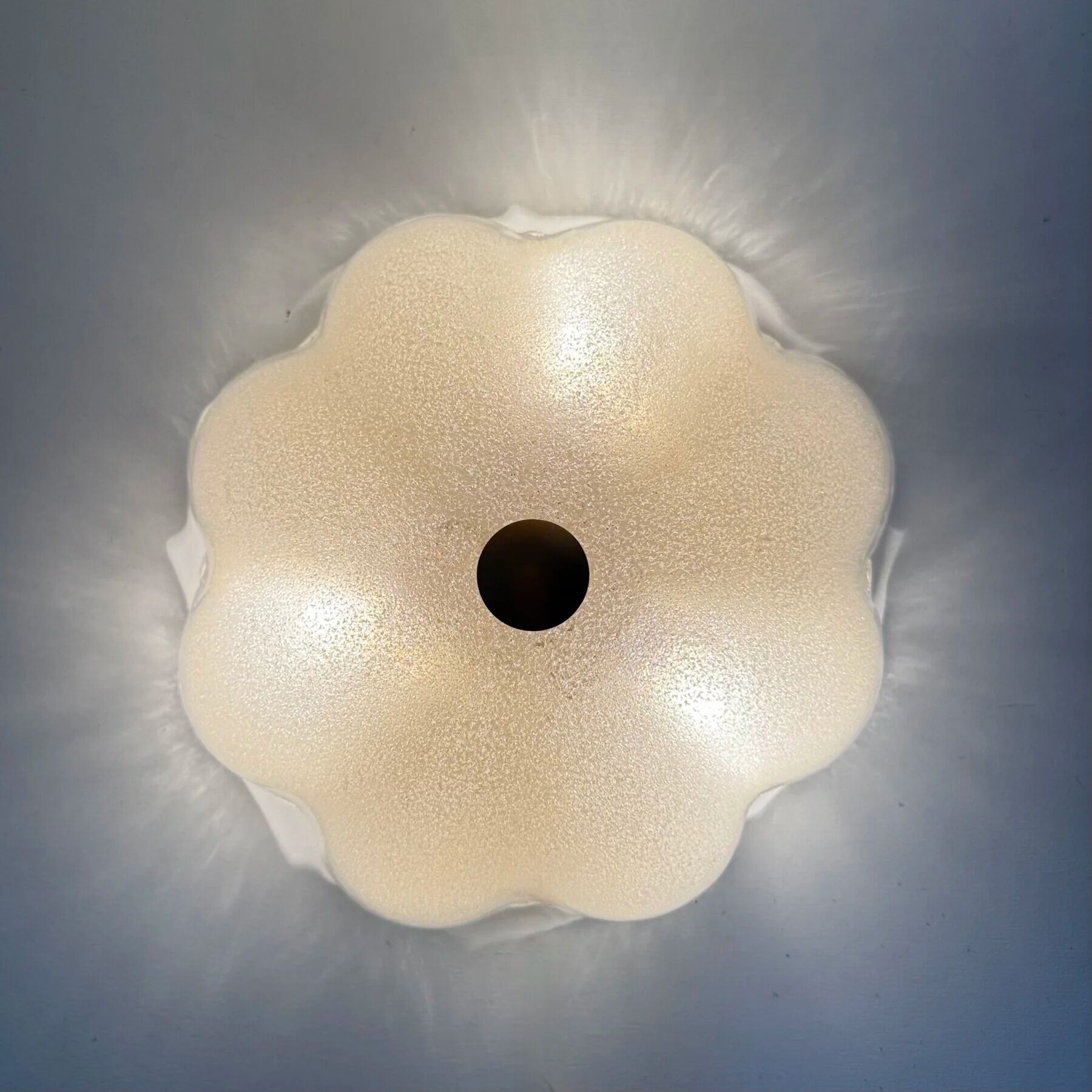 La Murrina Italian glass ceiling lamp, 1970s
