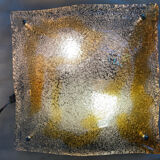 Pair of vintage Murano glass wall lights, Italian work, 70s