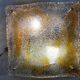 Pair of vintage Murano glass wall lights, Italian work, 70s