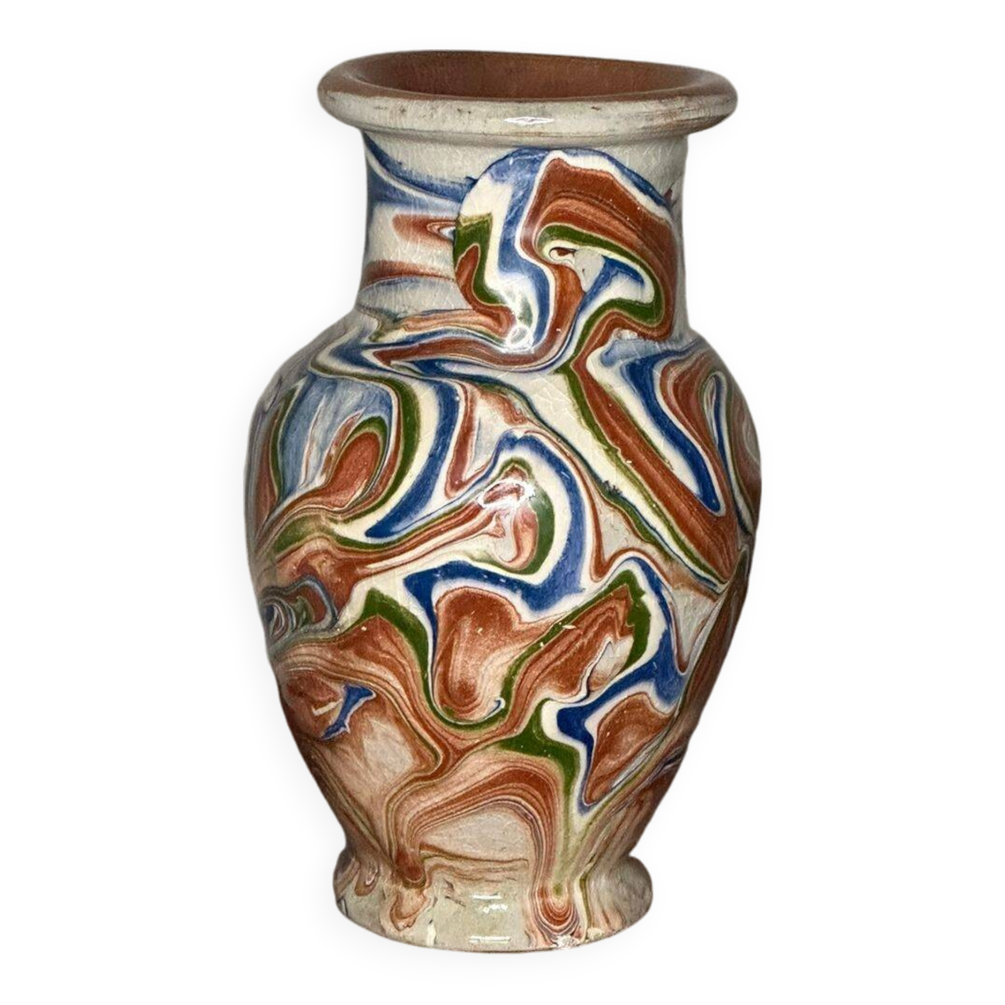Glazed vase