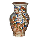 Vase à glaçures