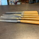 Series of 6 stainless steel knives