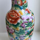 Multicolored japanese vase