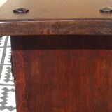 Shallow solid oak sideboard