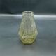 Duo of moulded and bubbled smoked glass vases - Modernism