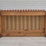 1960s, Danish 2 seater sofa, furniture wool, oak wood, orginal condition.