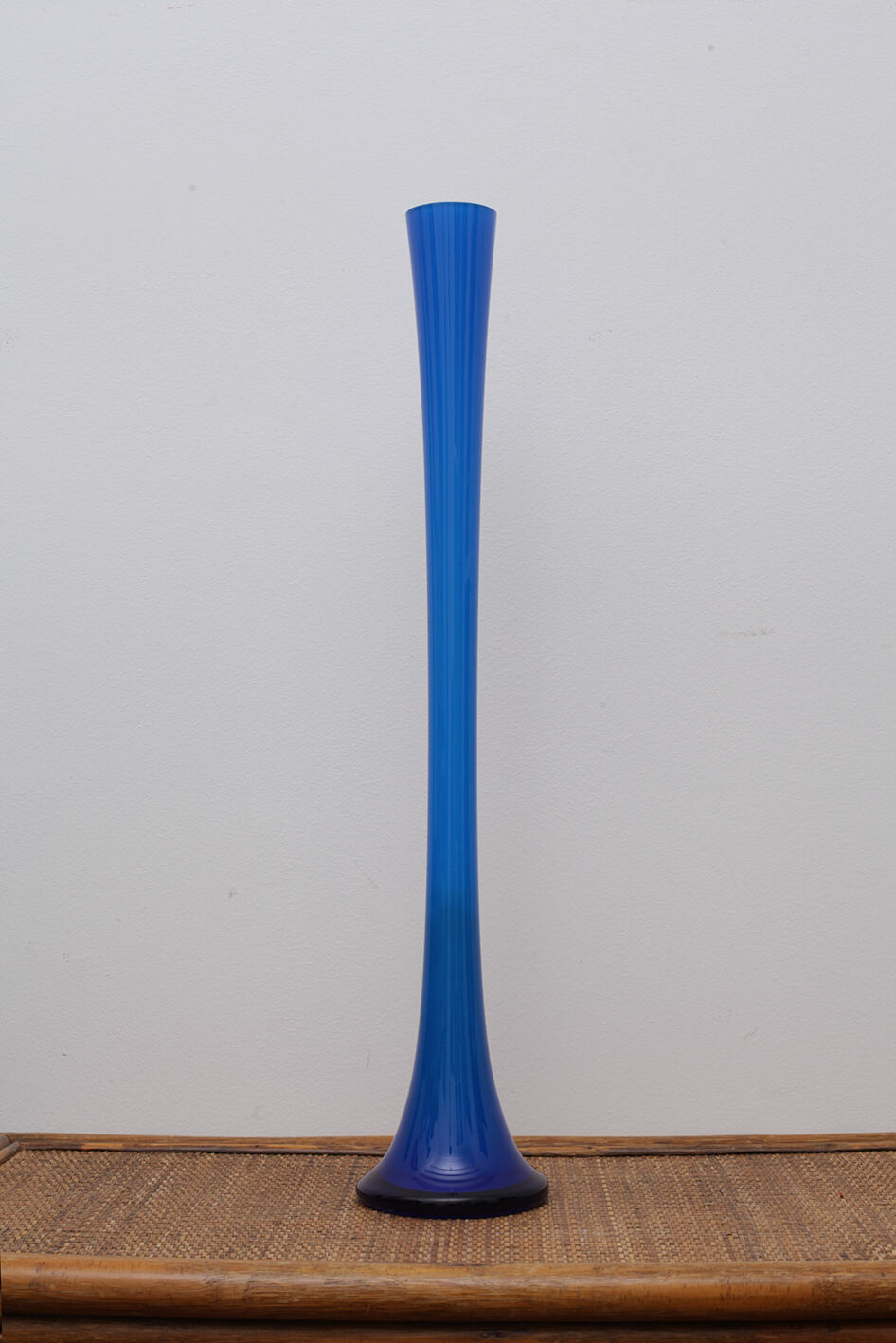 Large blue soliflore vase 70cm