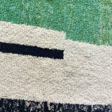 Handmade pure wool rug, size 140 x 260 cm.