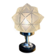 Lampe art déco, globe en forme d'étoile