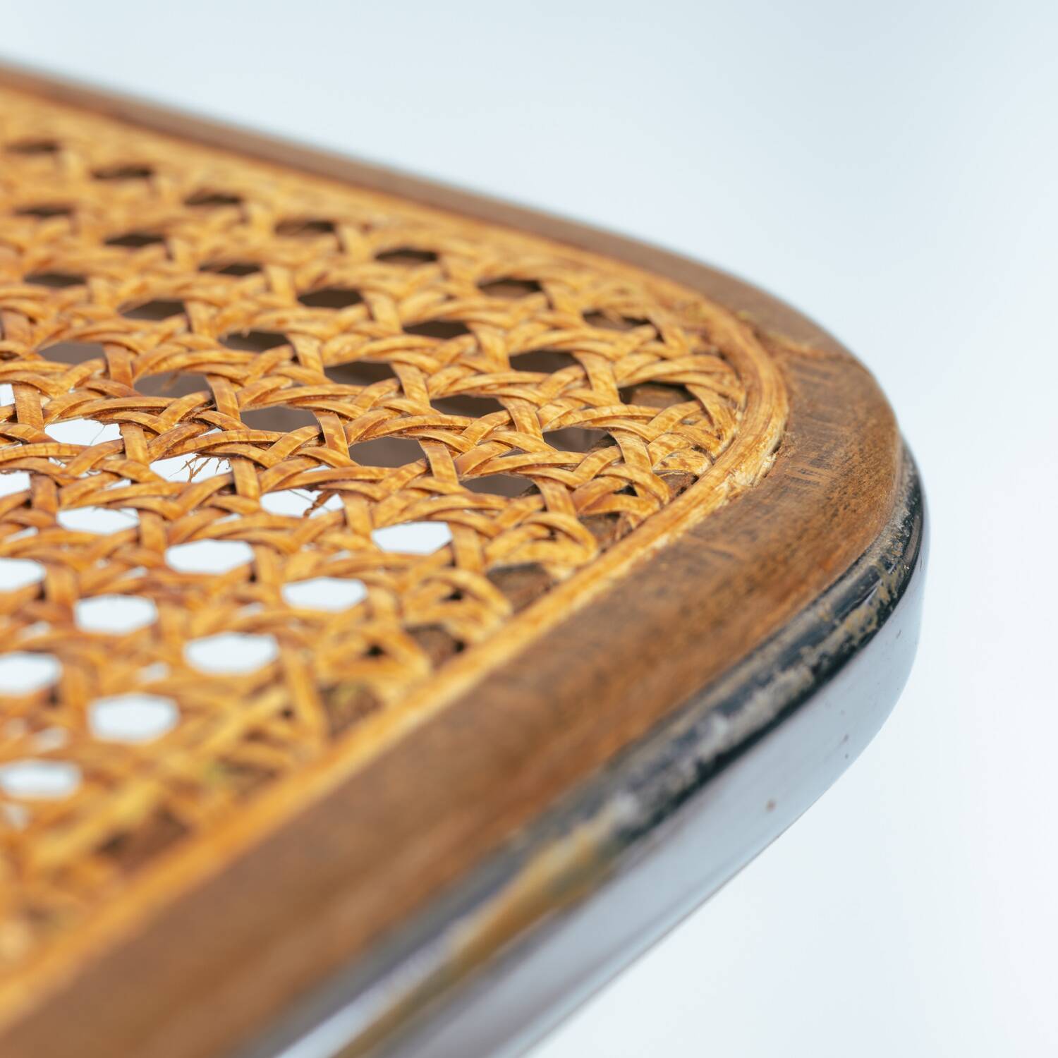 Castelli Plia wicker folding chairs Giancarlo Piretti, set of 8