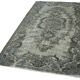 Hand-knotted antique oriental 1970s 147 cm x 241 cm grey carpet
