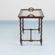 Antique Neo-Baroque Italian Barley Twist Bar Cart Serving Trolley, 1920s