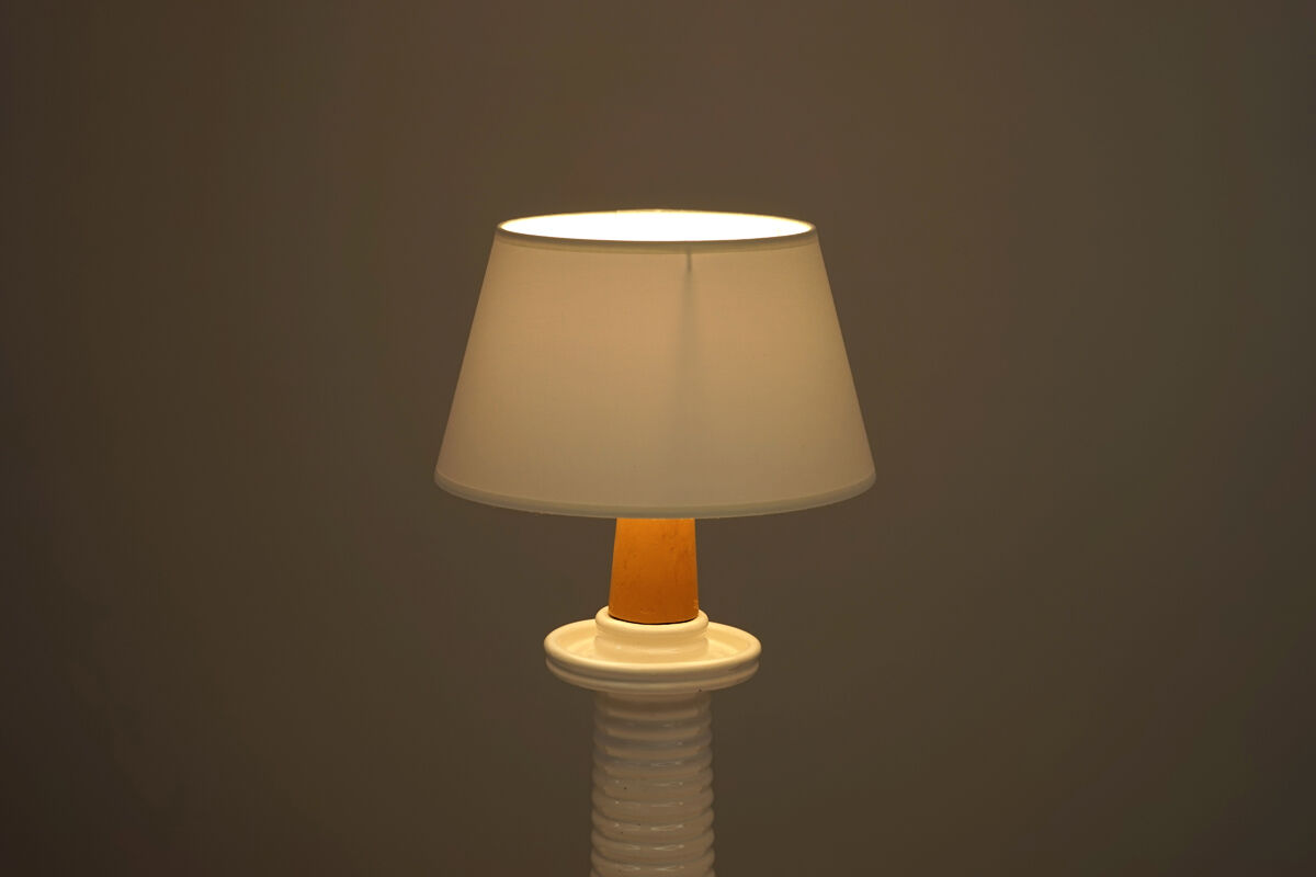 Ceramic lamp from the 50s to 1950s
