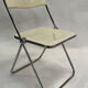 Giancarlo piretti plia lucite folding chair for castelli in white creme