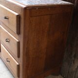 Commode art deco une porte et 3 tiroirs