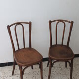 Pair of Fischel bistro chairs