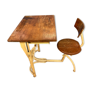 Bureau pupitre écolier