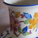 Earthenware vase decorated with peony