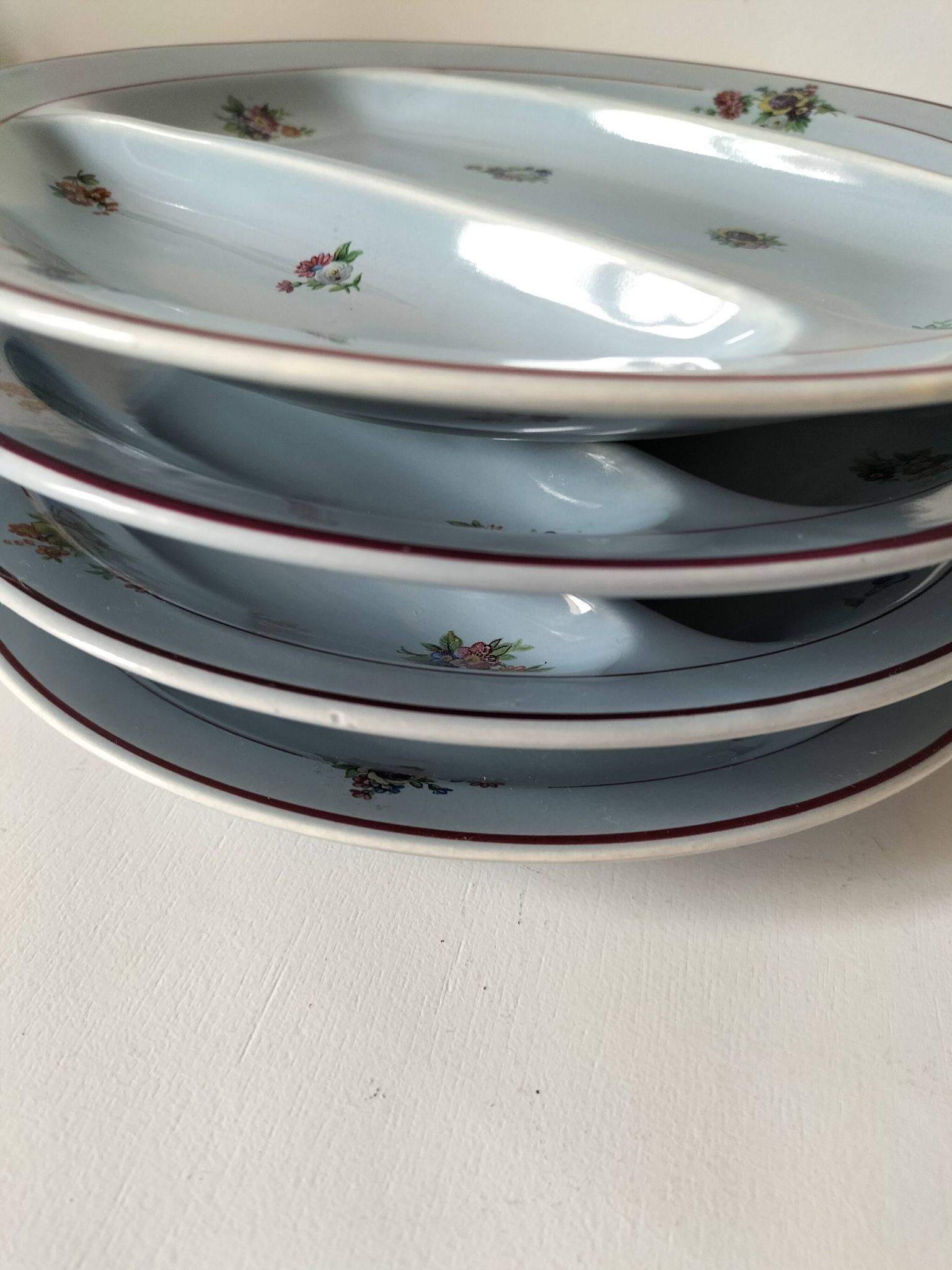 7 assiettes compartimentées Salins France