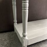 Table of drapier of light grey white color of 1.72 meters