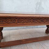 Renaissance style oak table