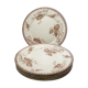Suite de 6 assiettes Sarreguemines Royat