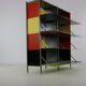 Rangement mural coloré des années 50 par Wim Rietveld pour Gispen