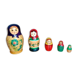 Russian dolls gigognes matriochka