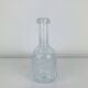 Vase soliflore verre bullé transparent, vintage