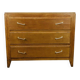 Wooden chest of drawers, splayed legs from the 1950s, vintage