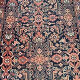Tapis ancien persan Malayer Hamadan couloir 90x500 cm