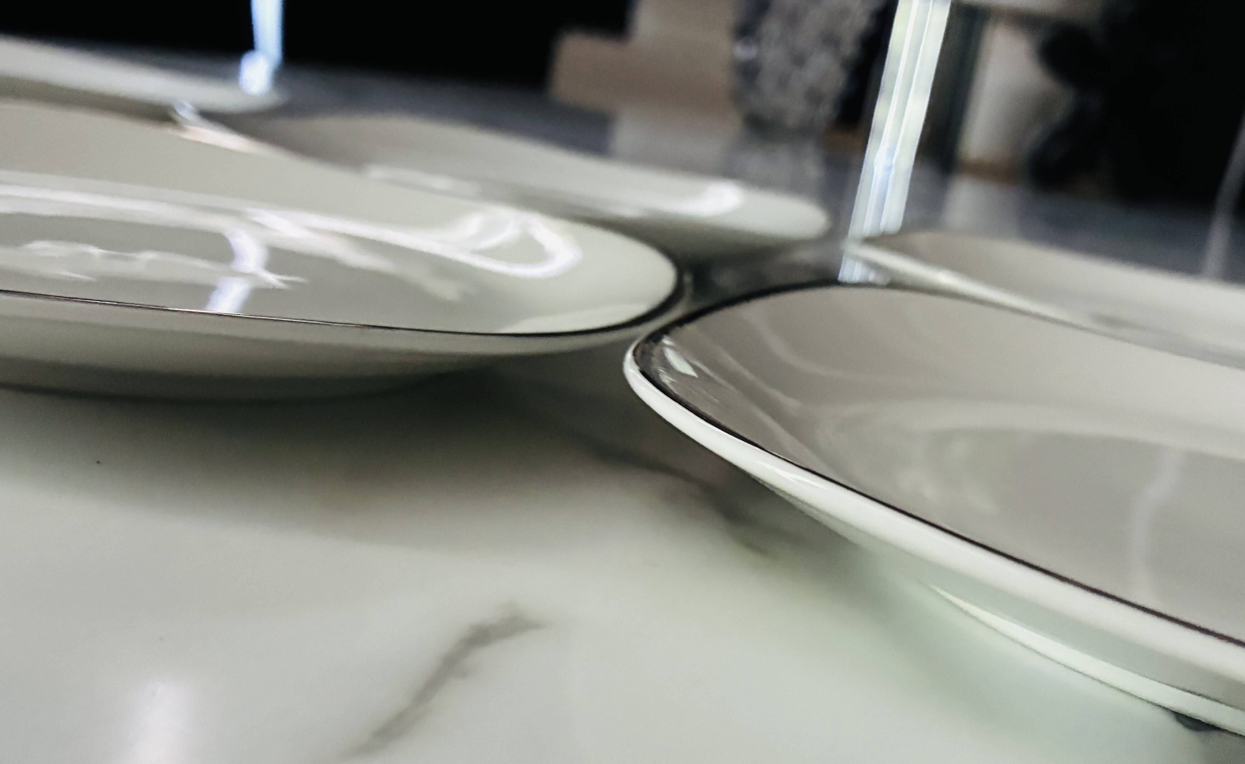 Dessert plates porcelain Schirnding Bavaria