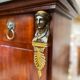 Secretary in mahogany period empire stamped pierre benoît marcion early nineteenth century