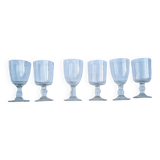Set of 6 rustic glasses
