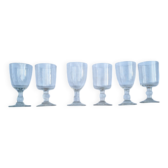 Set de 6 verres rustiques