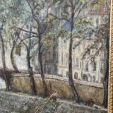 Painting of the Paris bridge by Lewandowska