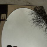 Heavy 2 tone Italian glass mirror