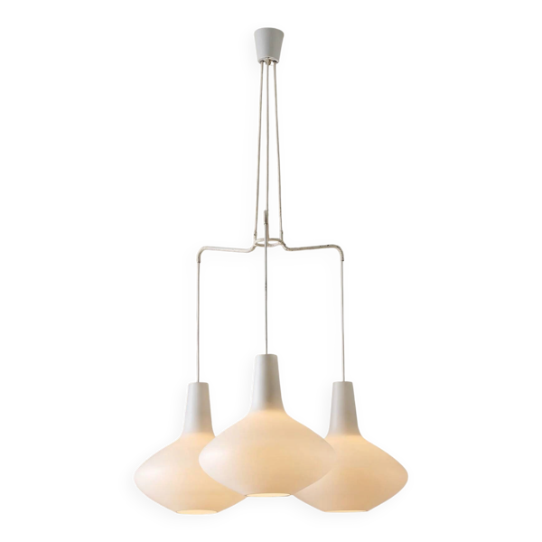 Lustre ''Bulbo'' de Johansson-Pape pour Stockmann Orno, Finlande, années 1950 — Beyit