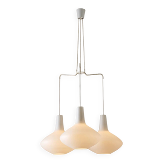 Johansson-Pape “Bulbo” chandelier for Stockmann Orno, Finland, 1950s