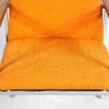 Danish orange chair by Sigvard Bernadotte for France & Søn 1970s
