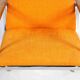 Danish orange chair by Sigvard Bernadotte for France & Søn 1970s
