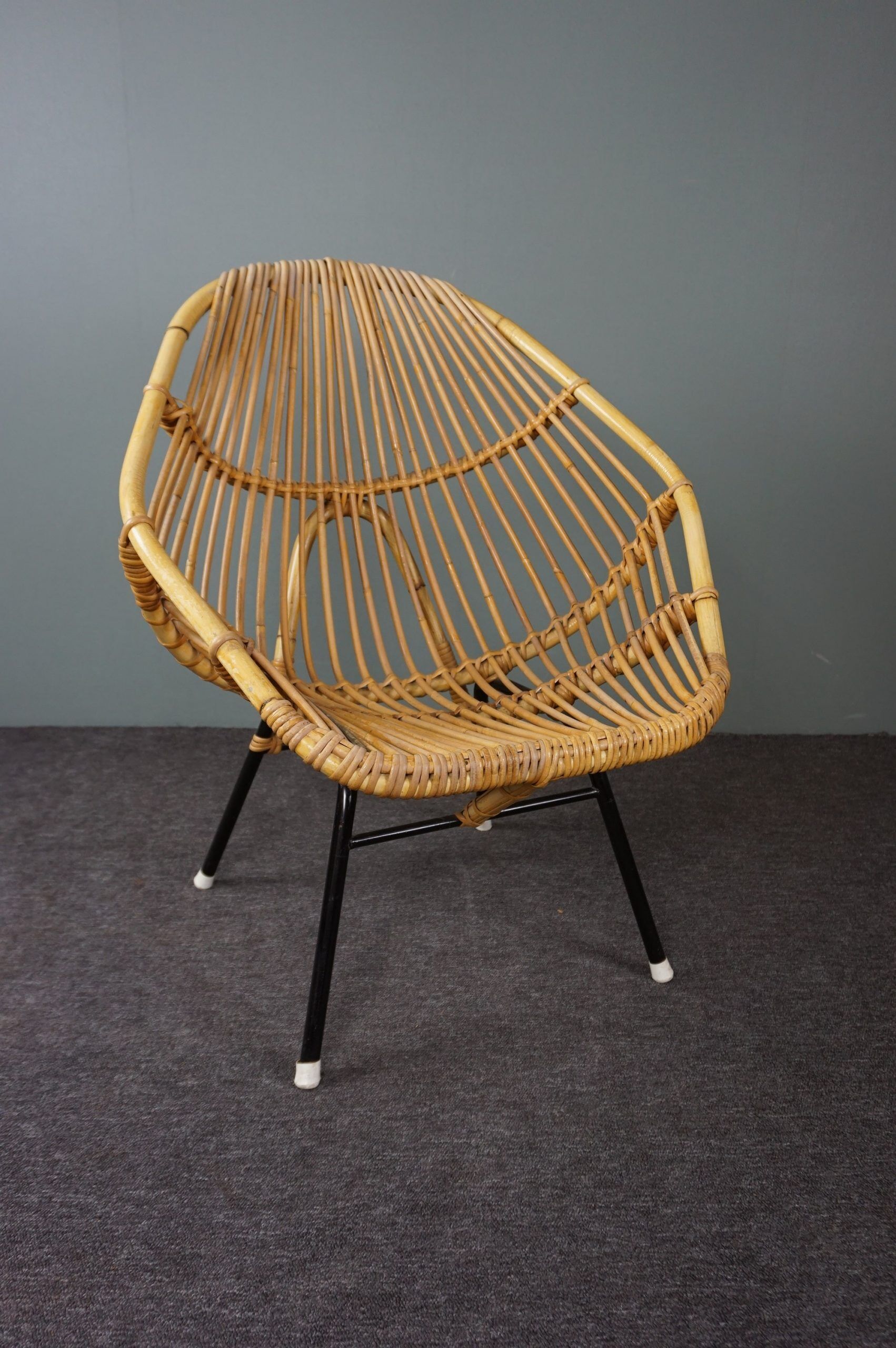 Rattan armchair by Rohé Noordwolde