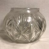 Old vase ball crystal polished form geometric