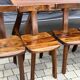 Aranjou table and chairs set 1980