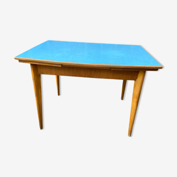 Table scandinave mid century bois et Formica 1960