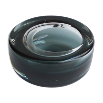 Scandinavian double-layered glass ashtray Per Lütken, 1960's